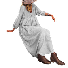 Laden Sie das Bild in den Galerie-Viewer, Women&#39;s Cotton Linen Dress