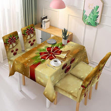 Laden Sie das Bild in den Galerie-Viewer, Weihnachten Tischdecke Stuhlbezug Dekoration