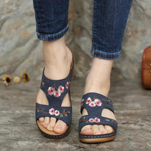 Laden Sie das Bild in den Galerie-Viewer, Damen handgemachte lässige hohle Blumensandalen