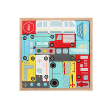 Laden Sie das Bild in den Galerie-Viewer, Tetris-Puzzle aus Holz