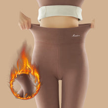 Laden Sie das Bild in den Galerie-Viewer, Thermohose mit beidseitiges Schleifenfleece und hoher Taille
