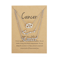 Laden Sie das Bild in den Galerie-Viewer, Sternzeichen Drei-Schicht-Halskette