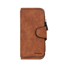 Laden Sie das Bild in den Galerie-Viewer, Damen gefrostete multifunktionale lange Geldbörse mit großem Fassungsvermögen