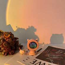 Laden Sie das Bild in den Galerie-Viewer, Mini Süße Sonnenuntergangsatmosphäre Tischlampe