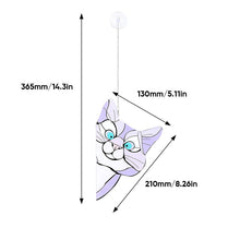 Laden Sie das Bild in den Galerie-Viewer, Handgefertigter Gebeizter Katzen-Sonnenfänger für Fenster