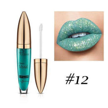 Laden Sie das Bild in den Galerie-Viewer, 18 Farben Diamant Glänzender Langanhaltender Lippenstift