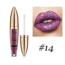 Laden Sie das Bild in den Galerie-Viewer, 18 Farben Diamant Glänzender Langanhaltender Lippenstift