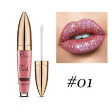 Laden Sie das Bild in den Galerie-Viewer, 18 Farben Diamant Glänzender Langanhaltender Lippenstift