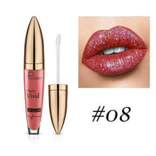 Laden Sie das Bild in den Galerie-Viewer, 18 Farben Diamant Glänzender Langanhaltender Lippenstift
