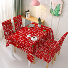 Laden Sie das Bild in den Galerie-Viewer, Weihnachten Tischdecke Stuhlbezug Dekoration