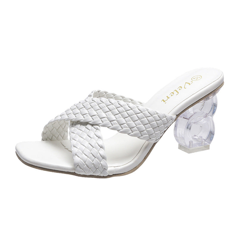Damen Sommer Sandalen mit hohem Absatz
