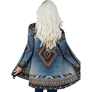 Modischer Bedruckter Trenchcoat