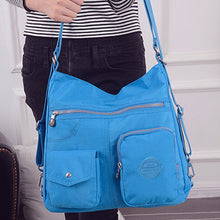 Laden Sie das Bild in den Galerie-Viewer, Damen modische wasserdichte Umhängetasche aus Nylon