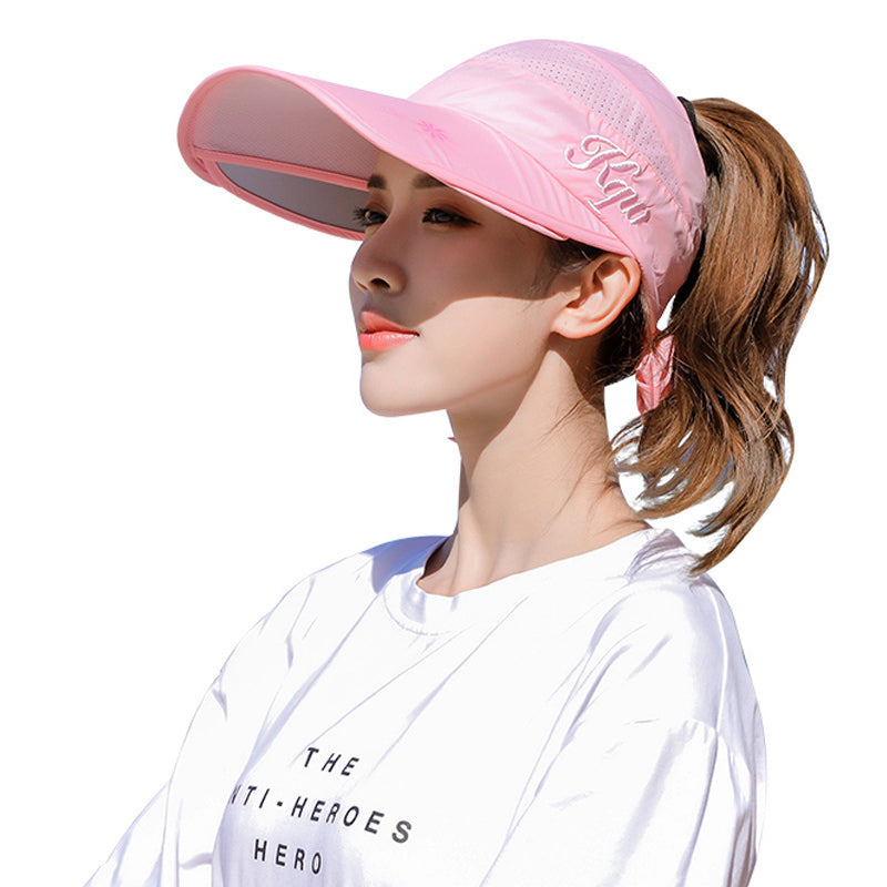 Damen Sonnenhut für den Außenbereich mit ausziehbarer Zugplatte