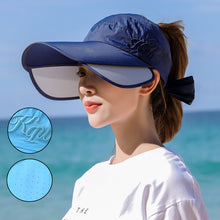 Laden Sie das Bild in den Galerie-Viewer, Damen Sonnenhut für den Außenbereich mit ausziehbarer Zugplatte