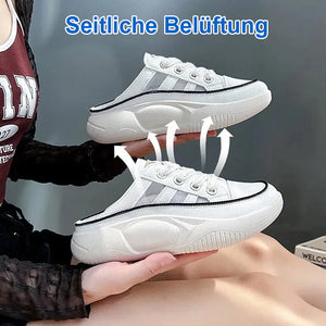 Modische rückenfreie Freizeitpantoffeln