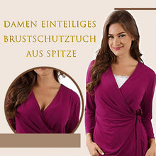 Laden Sie das Bild in den Galerie-Viewer, Damen Einteiliges Brustschutztuch aus Spitze