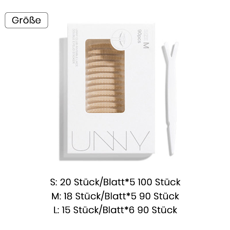 Unsichtbarer doppelter Augenlidaufkleber