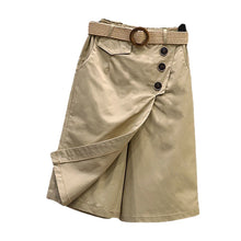 Laden Sie das Bild in den Galerie-Viewer, Einfarbige Lässige Elegante Hose mit weitem Bein