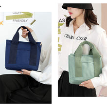 Laden Sie das Bild in den Galerie-Viewer, Einfarbige Picknicktasche mit mehreren Taschen