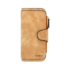 Laden Sie das Bild in den Galerie-Viewer, Damen gefrostete multifunktionale lange Geldbörse mit großem Fassungsvermögen