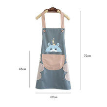 Laden Sie das Bild in den Galerie-Viewer, Niedliche Wasserdichte Ölbeständige Zeichentrickhirschschürze