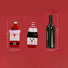 Laden Sie das Bild in den Galerie-Viewer, Kreativer Weihnachtlicher Dekorativer Weinflaschenschutz