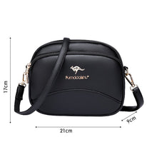 Laden Sie das Bild in den Galerie-Viewer, Damen mehrschichtige Umhängetasche aus weichem Leder