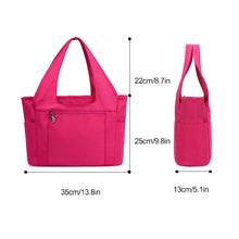 Laden Sie das Bild in den Galerie-Viewer, Leichte Einfarbige Outdoor-Reisetasche Aus Nylon