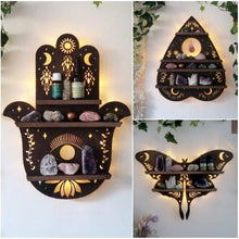 Laden Sie das Bild in den Galerie-Viewer, Luna Moth Lampenkristallständer