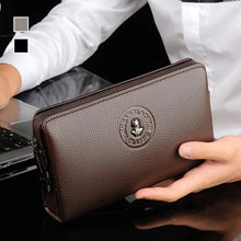 Laden Sie das Bild in den Galerie-Viewer, Diebstahlsichere Herrenhandtasche mit Zahlenschloss