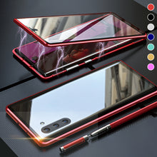Laden Sie das Bild in den Galerie-Viewer, Magnetische gehärtete Handyhülle für Samsung
