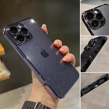 Laden Sie das Bild in den Galerie-Viewer, Glitzernde ultradünne sturzsichere iPhone-Hülle