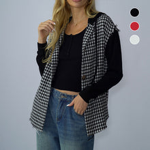 Laden Sie das Bild in den Galerie-Viewer, Stylische Karo-Kapuzenjacke