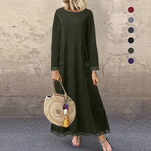 Laden Sie das Bild in den Galerie-Viewer, Spitzen-Fleece-Kleid