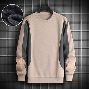 Lässiges Sport-Sweatshirt mit Rundhalsausschnitt für Herren