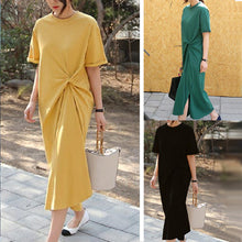 Laden Sie das Bild in den Galerie-Viewer, Lockeres Lässiges Langes Kleid