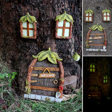 Laden Sie das Bild in den Galerie-Viewer, Garten Feentür und -Fenster für Bäume