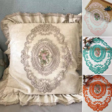 Laden Sie das Bild in den Galerie-Viewer, Handgemachte Häkelspitze Tischdecke