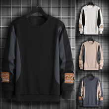 Laden Sie das Bild in den Galerie-Viewer, Lässiges Sport-Sweatshirt mit Rundhalsausschnitt für Herren