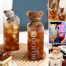 Laden Sie das Bild in den Galerie-Viewer, 3D Teddybär Eiswürfelbereiter
