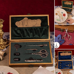 Vintage 5-teiliges Set spitzer Scheren