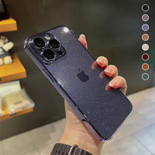 Laden Sie das Bild in den Galerie-Viewer, Glitzernde ultradünne sturzsichere iPhone-Hülle
