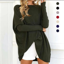 Laden Sie das Bild in den Galerie-Viewer, Gebundenes Langärmliges T-Shirt für Damen
