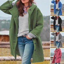 Laden Sie das Bild in den Galerie-Viewer, Damen Mantel mit Fleece Plüsch