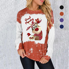 Laden Sie das Bild in den Galerie-Viewer, Weihnachten Rundhalsausschnitt Print Sweatshirt