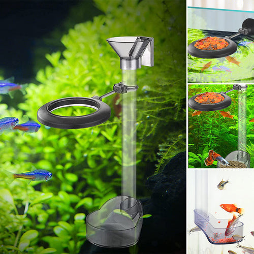 Multifunktionaler Futterspender für Aquarien