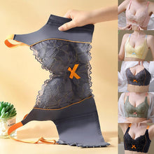 Laden Sie das Bild in den Galerie-Viewer, Push-Up-Unterwäsche aus Spitze für Damen