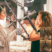 Laden Sie das Bild in den Galerie-Viewer, Kreuz-Schädel-Halskette