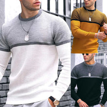 Laden Sie das Bild in den Galerie-Viewer, Lässiger Pullover mit Rundhalsausschnitt